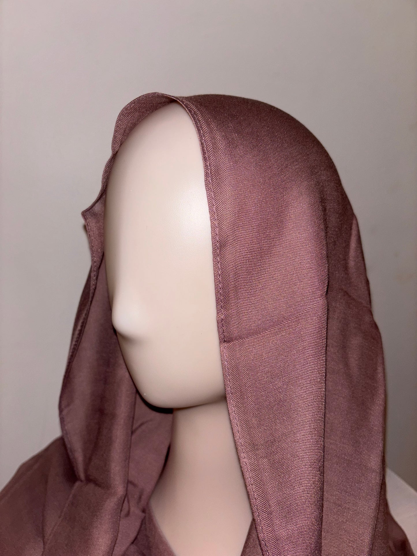 Essential Modal Hijab - Deep Taupe