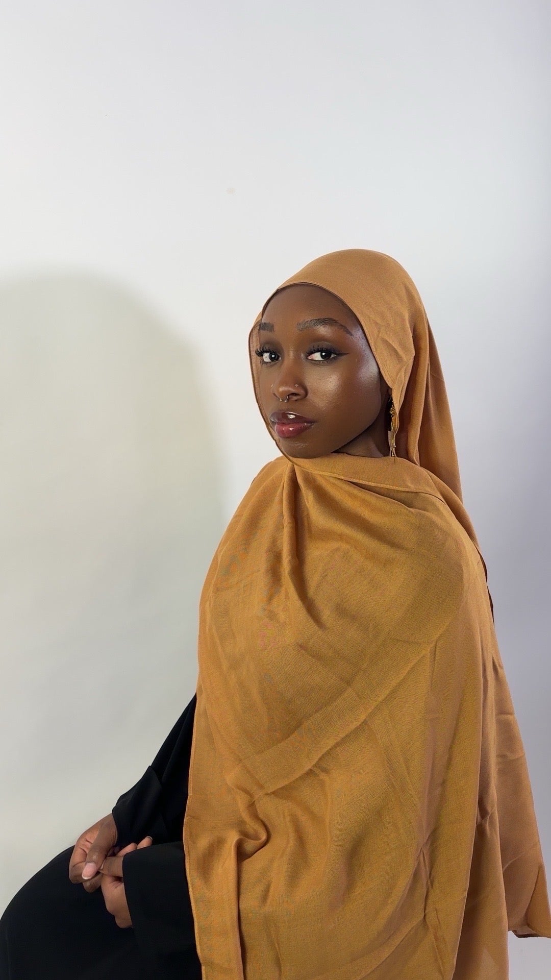 Essential Modal Hijab - Honey
