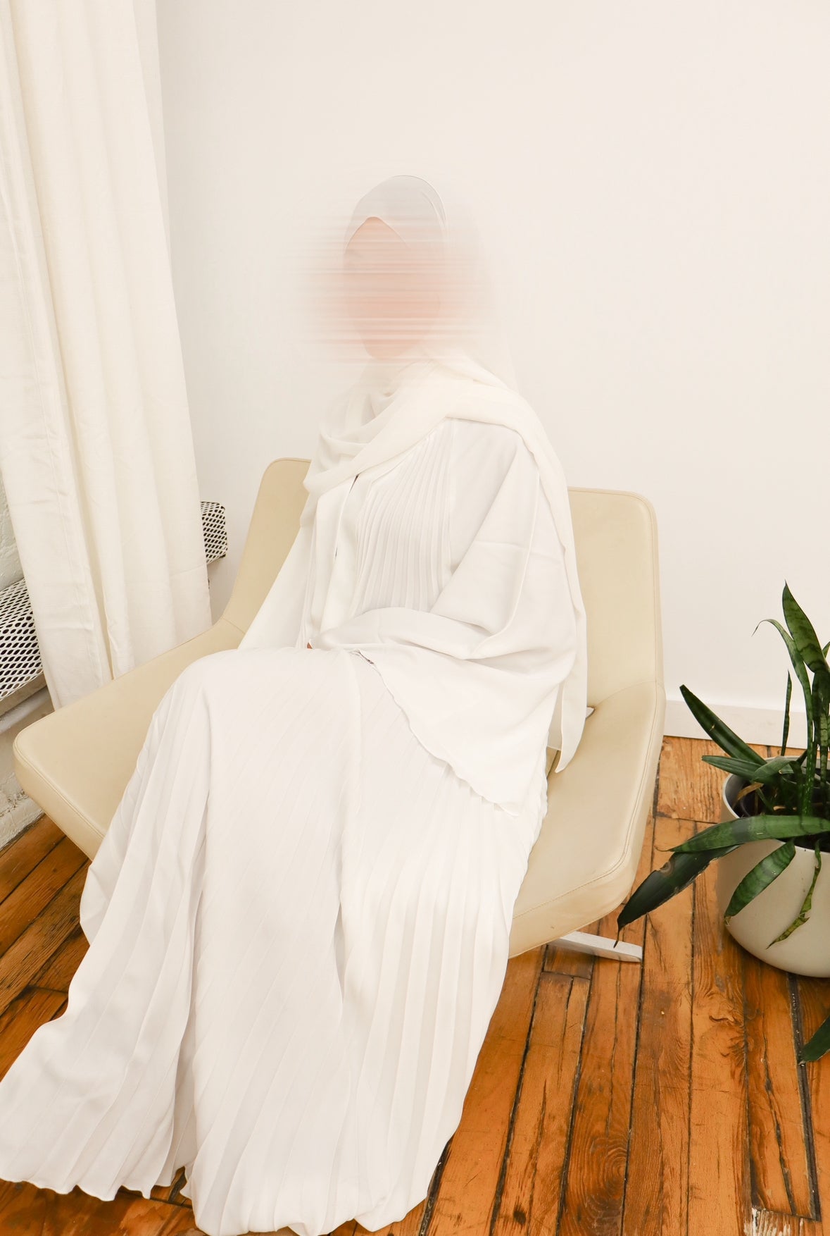 Alina Abaya Set - "White"