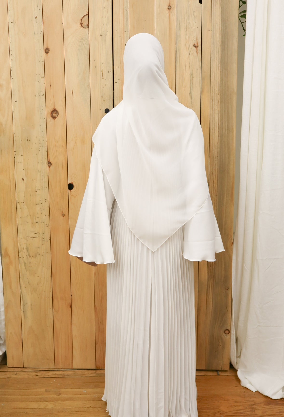 Alina Abaya Set - "White"