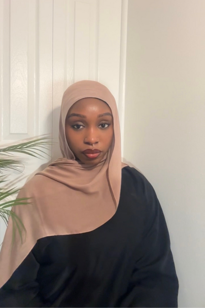 Modal Hijab Set - Almond