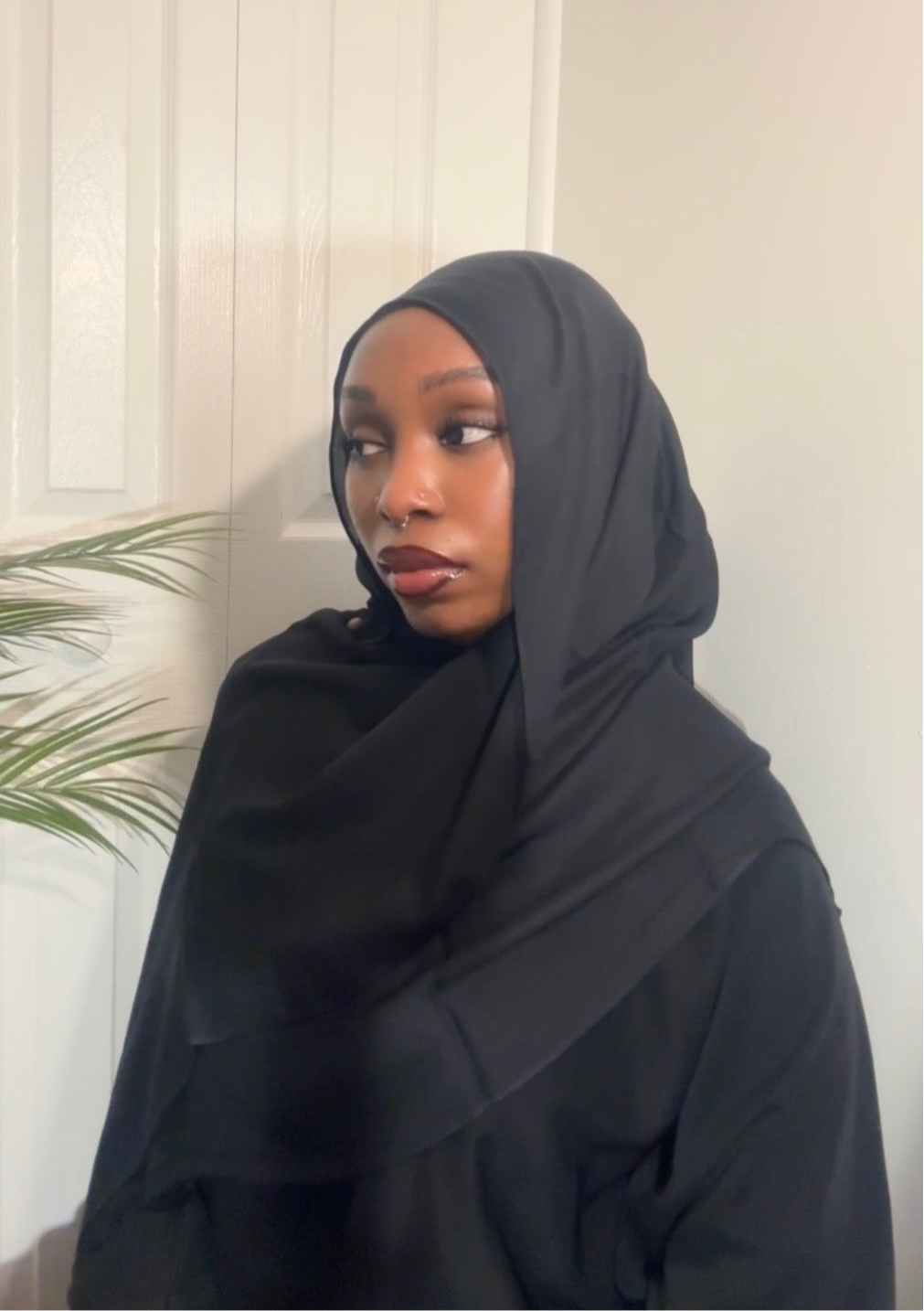 Modal Hijab Set - Black