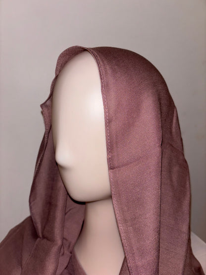 Essential Modal Hijab - Deep Taupe