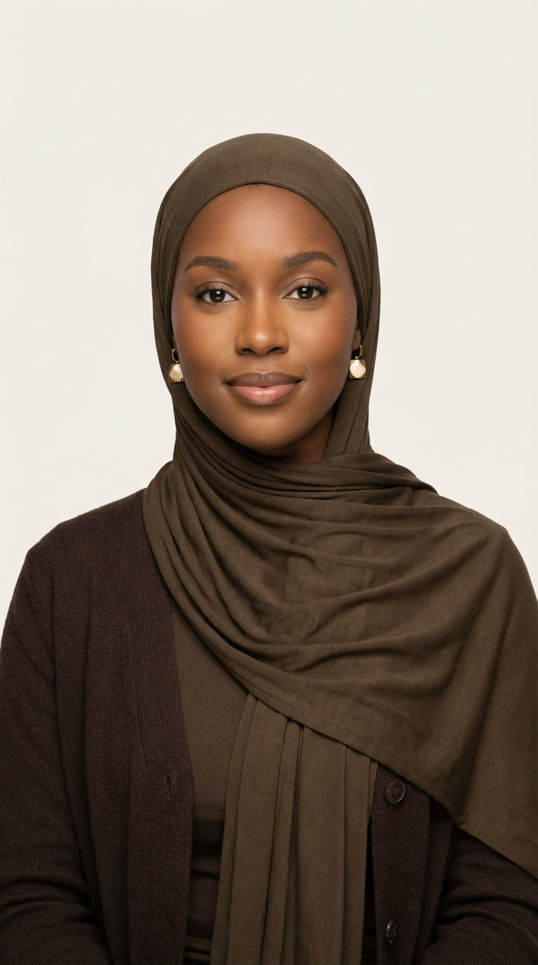 Jersey Hijab Set - Moss