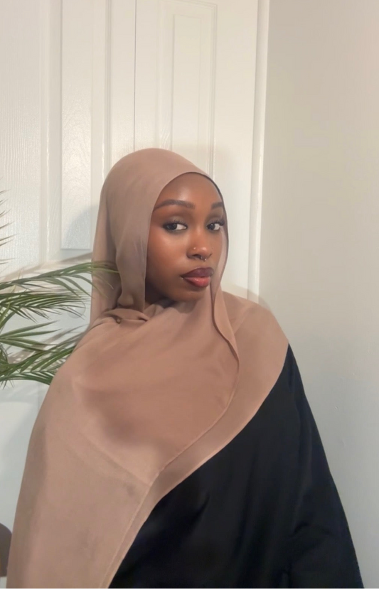 Modal Hijab Set - Almond