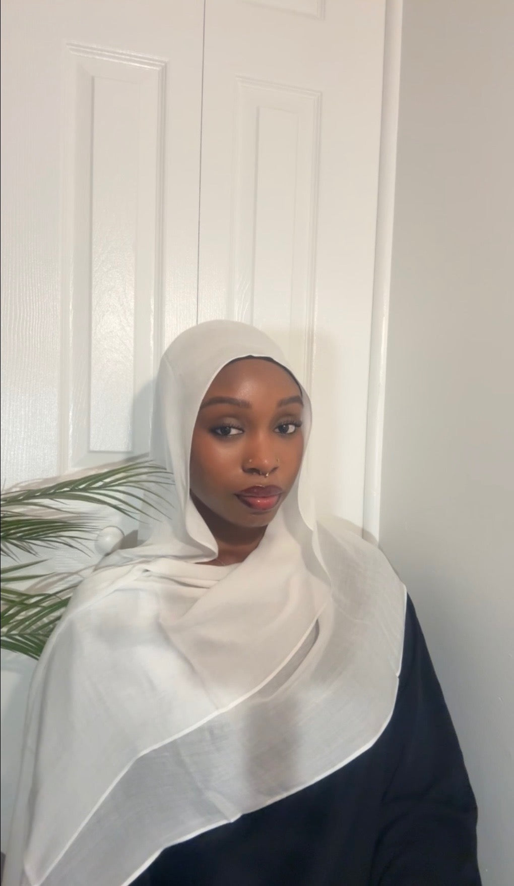 Modal Hijab Set — White