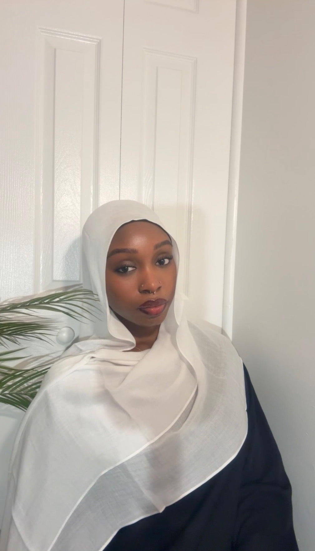 Modal Hijab Set — White