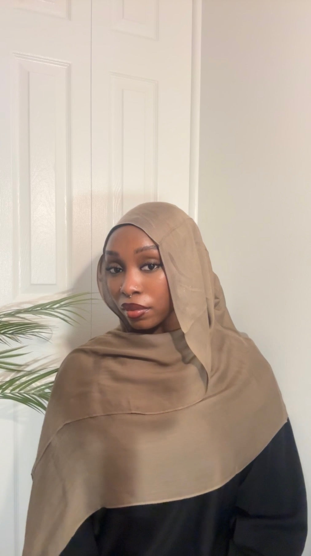 Modal Hijab Set — Praline