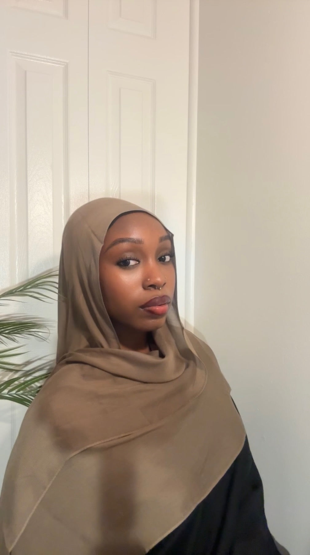 Modal Hijab Set — Praline