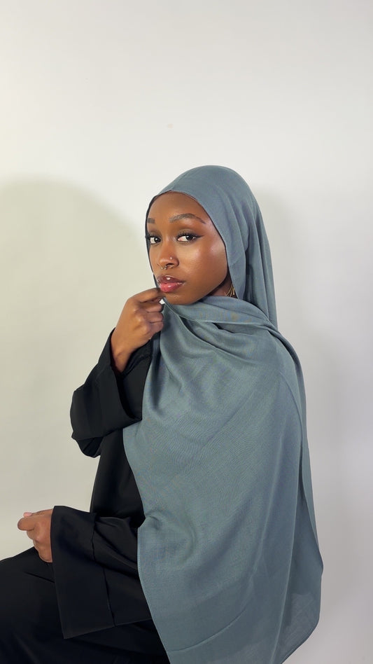 Essential Modal Hijab - Mist Blue