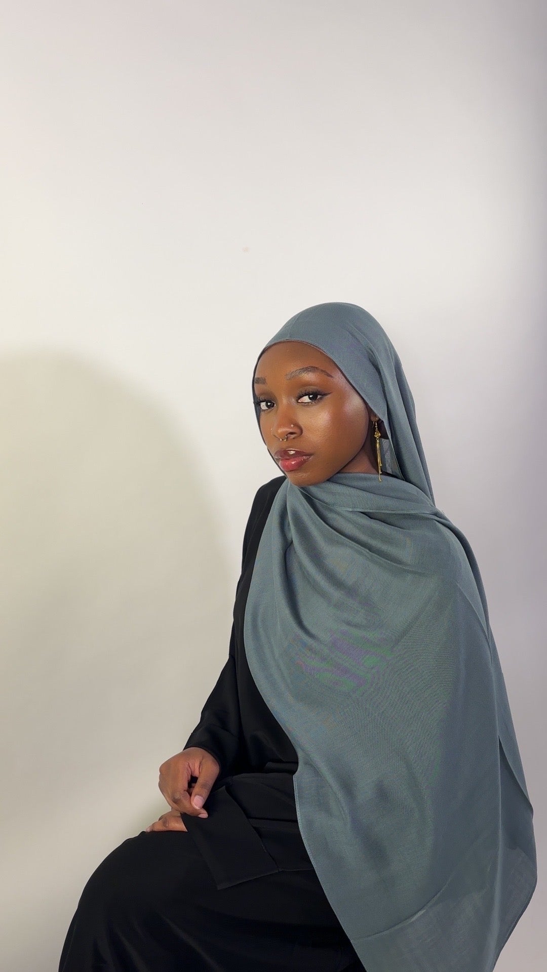 Essential Modal Hijab - Mist Blue