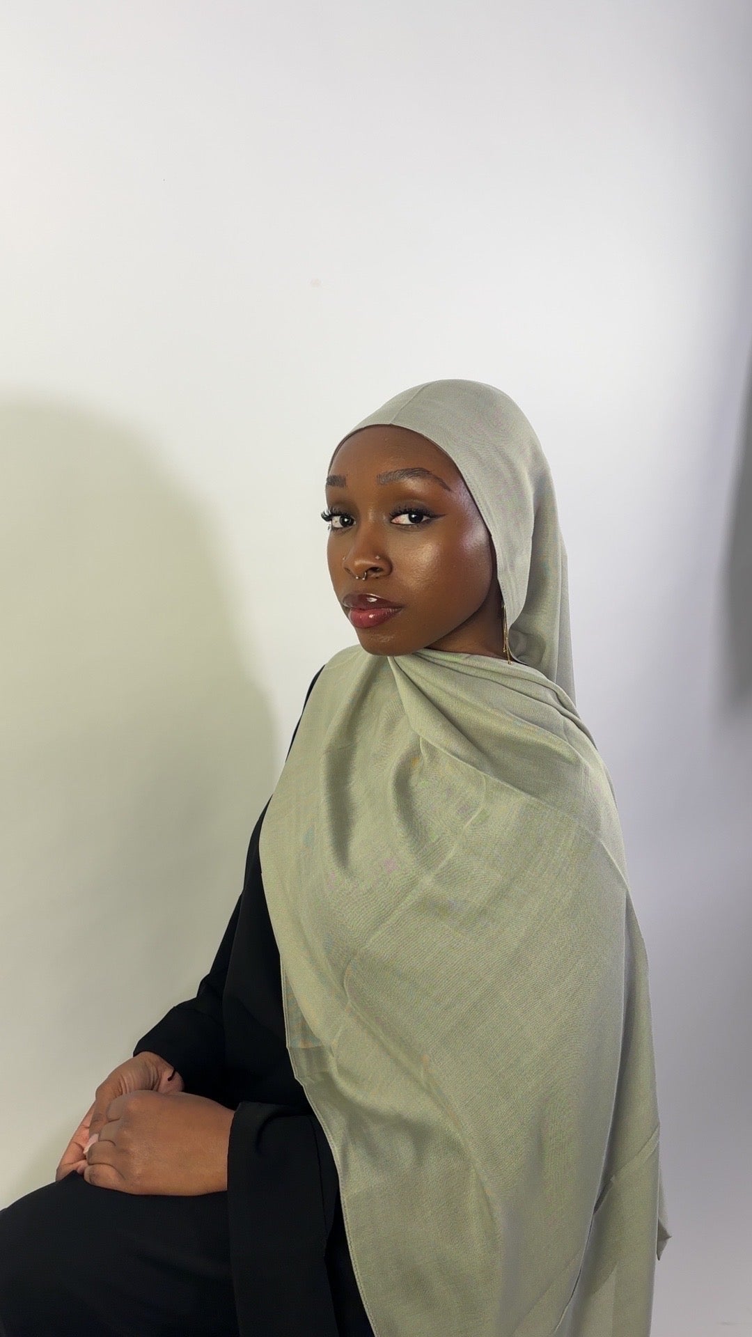 Essential Modal Hijab - Sage