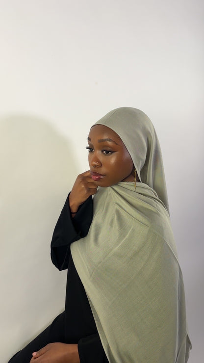 Essential Modal Hijab - Sage