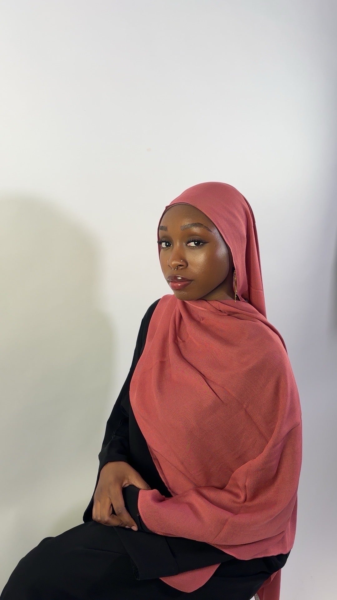 Essential Modal Hijab - Cherry