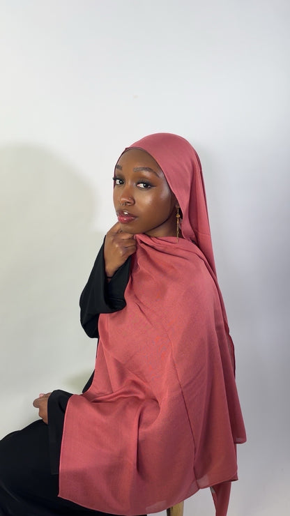 Essential Modal Hijab - Cherry