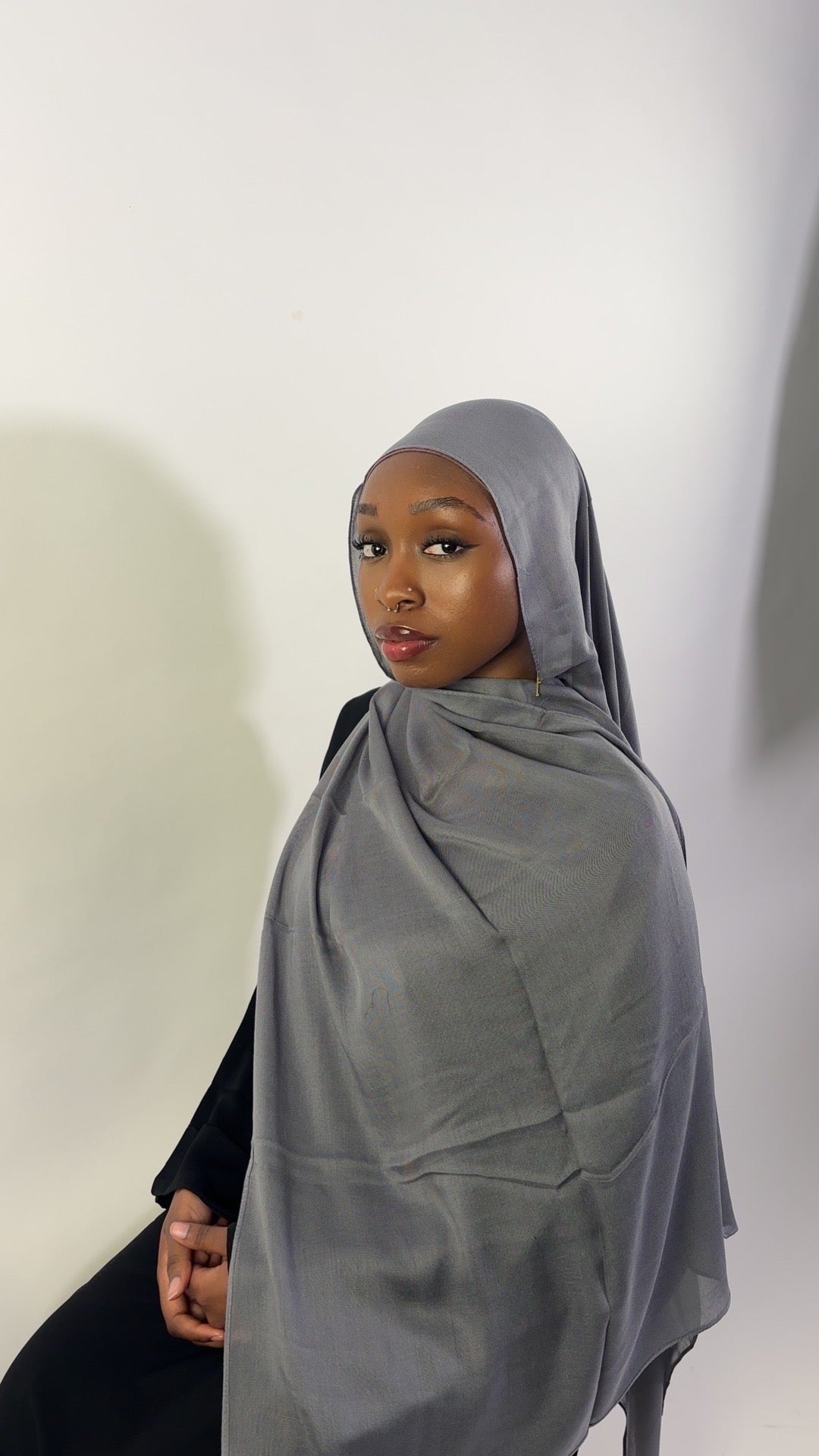Essential Modal Hijab - Moonstone