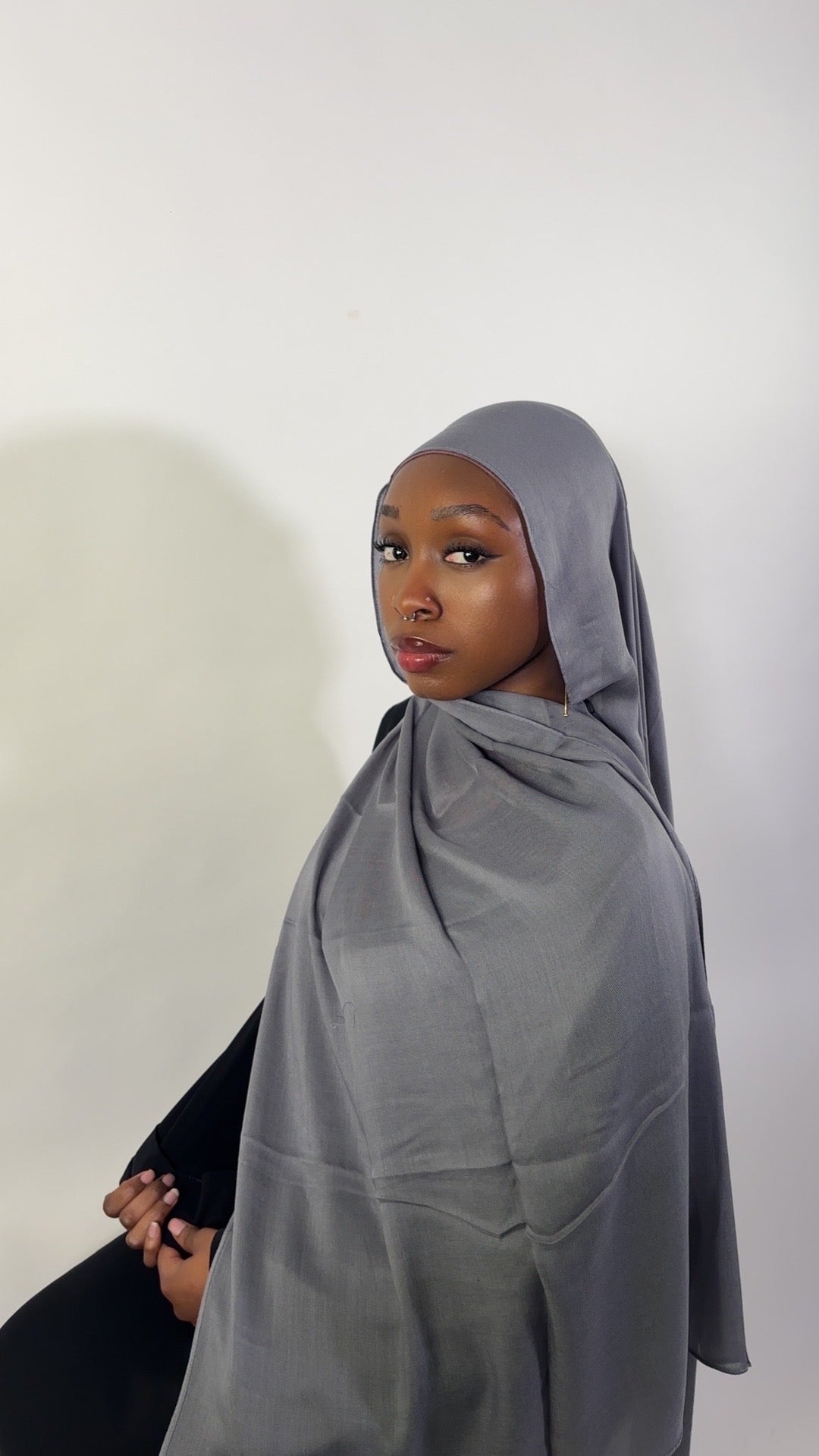 Essential Modal Hijab - Moonstone