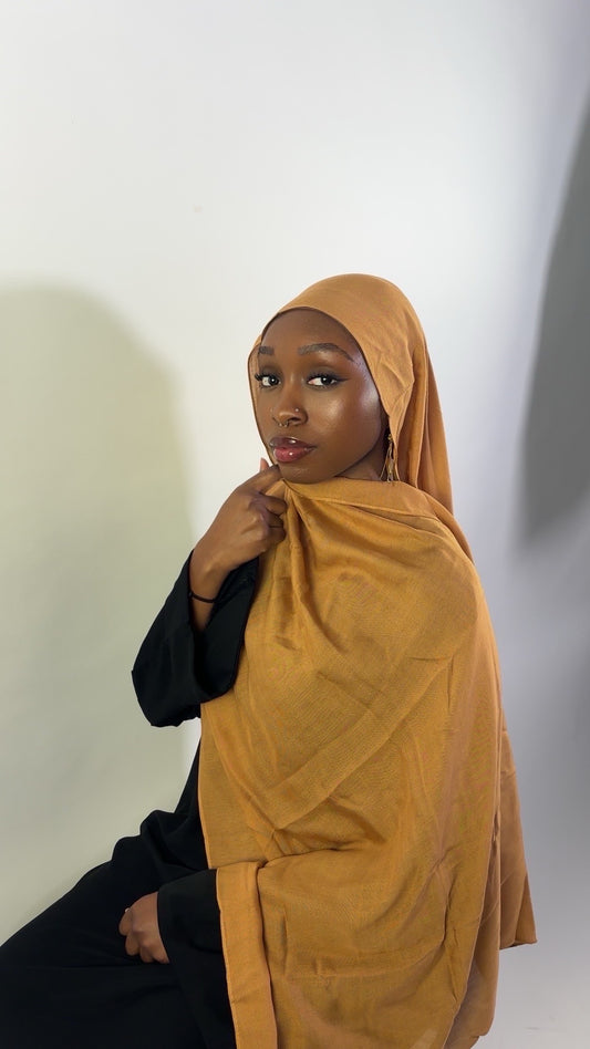 Essential Modal Hijab - Honey