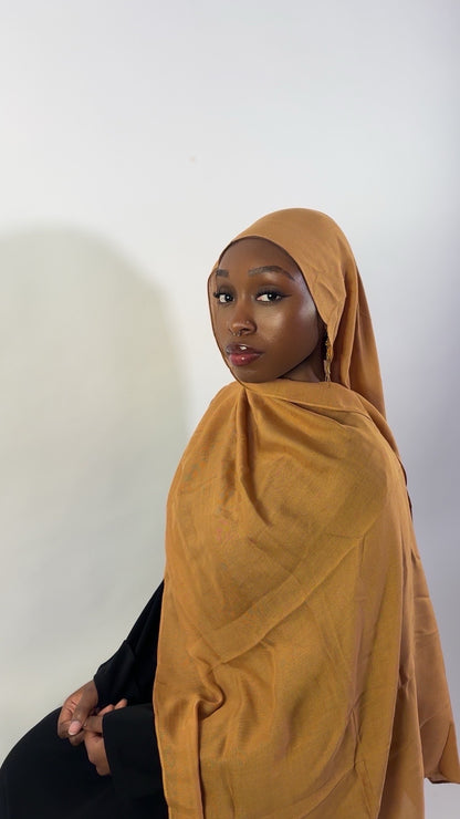 Essential Modal Hijab - Honey