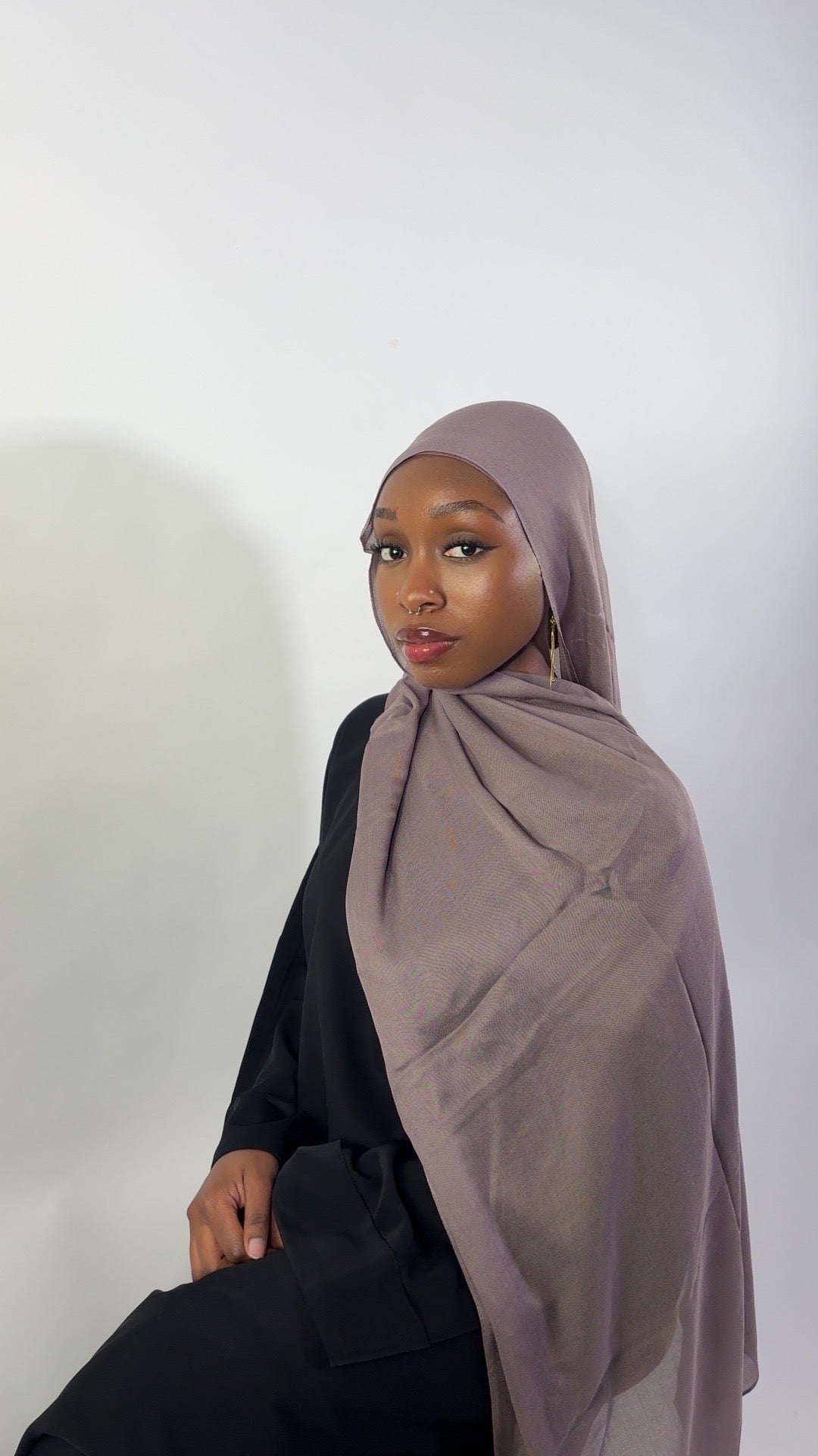 Essential Modal Hijab - Heather
