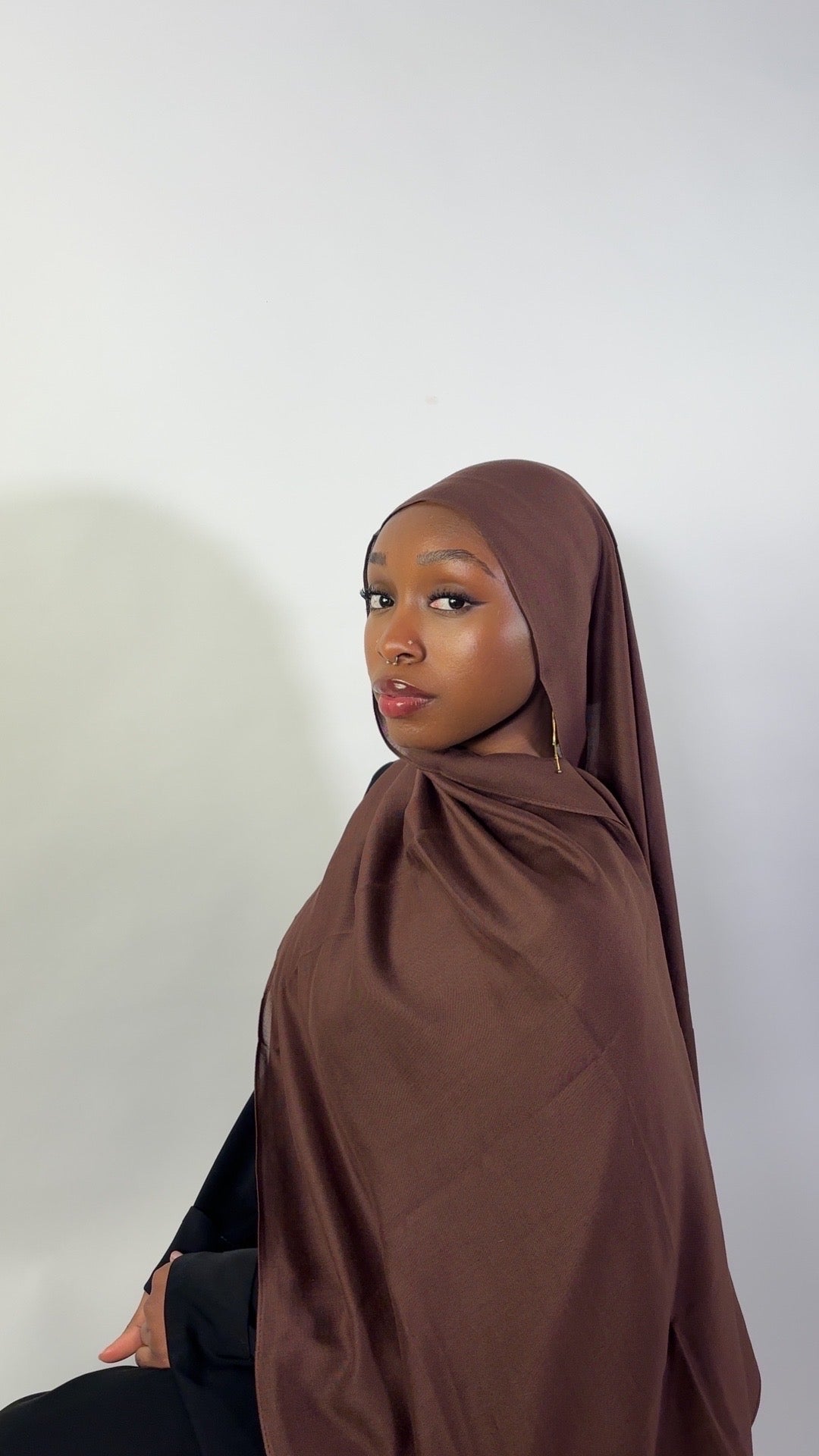 Essential Modal Hijab - Mahogany