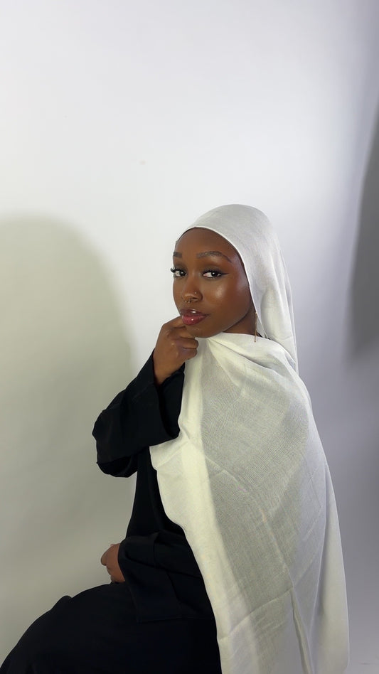 Essential Modal Hijab - Ivory