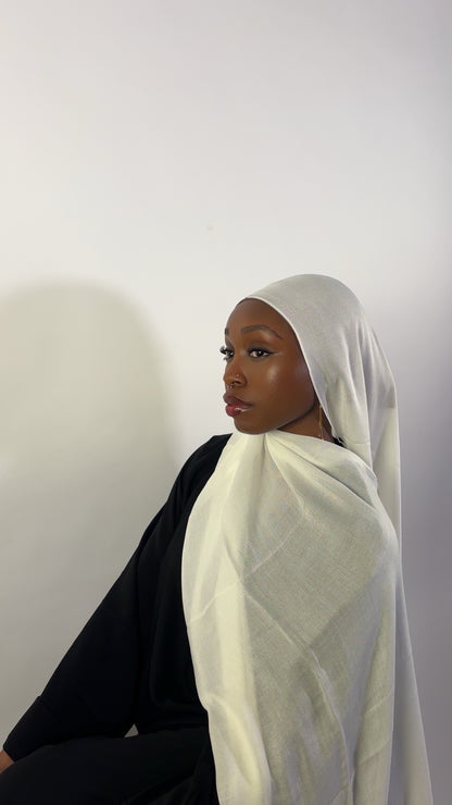 Essential Modal Hijab - Ivory