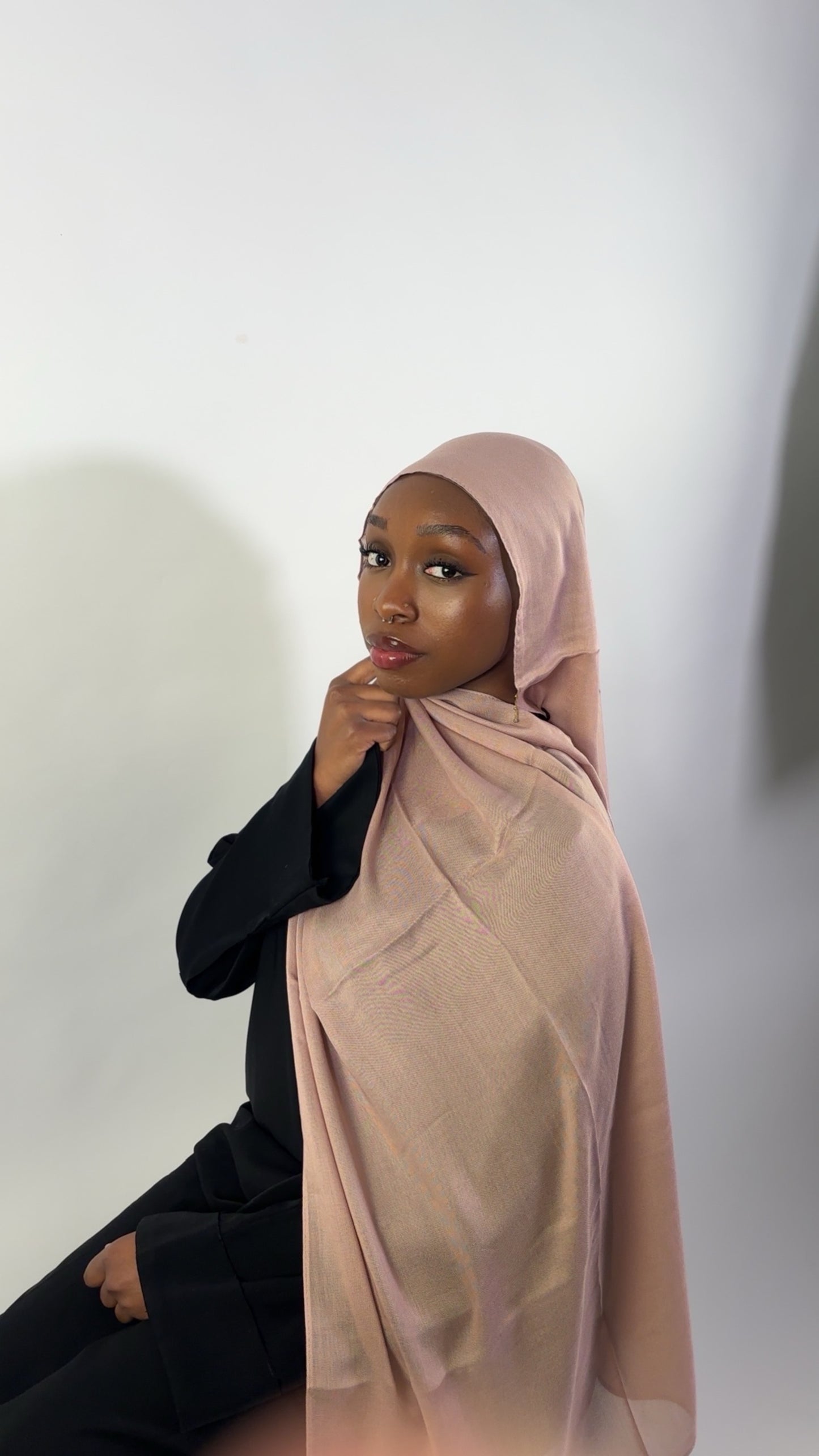 Essential Modal Hijab - Turkish Rose
