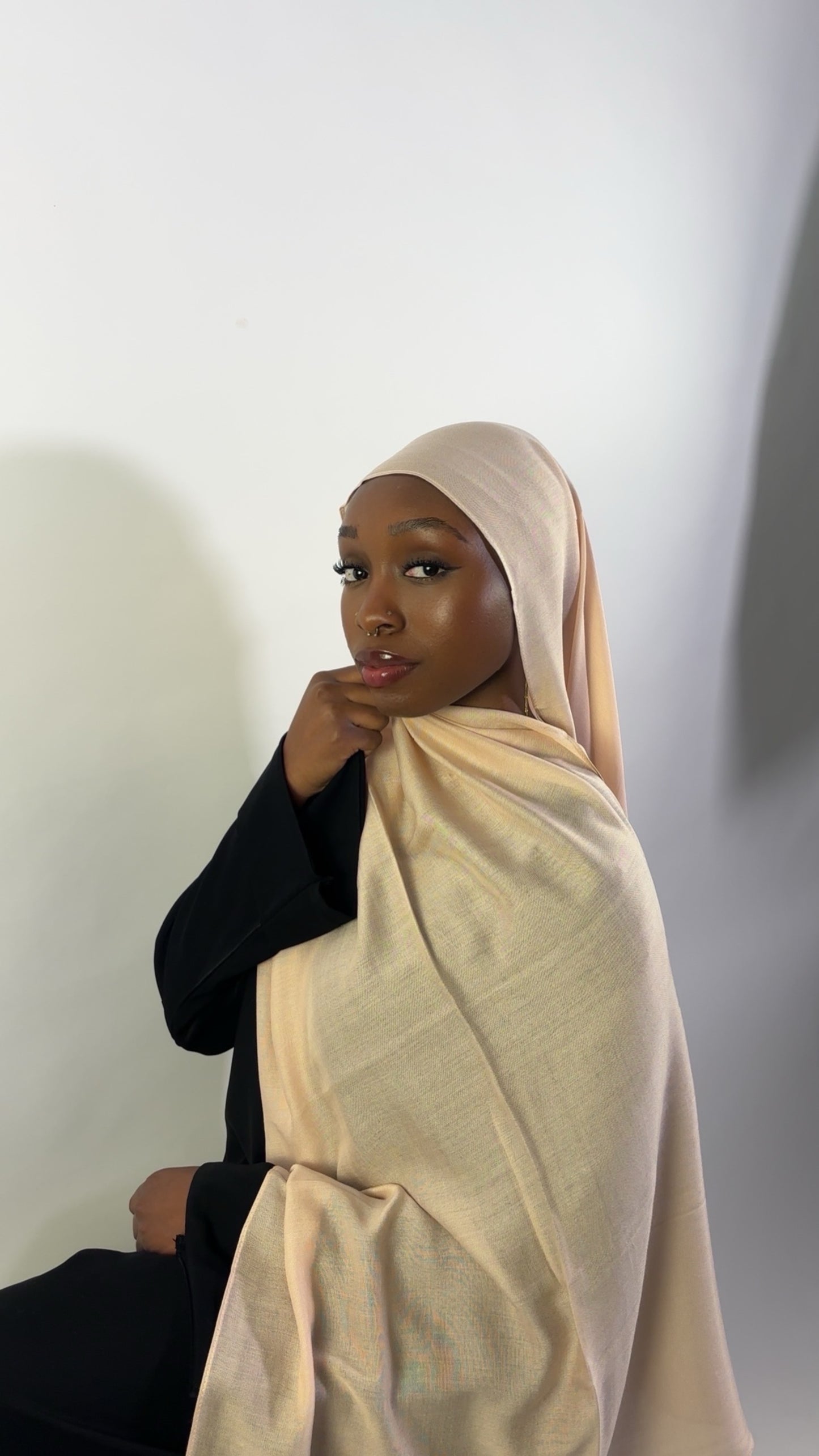 Essential Modal Hijab - Seashell