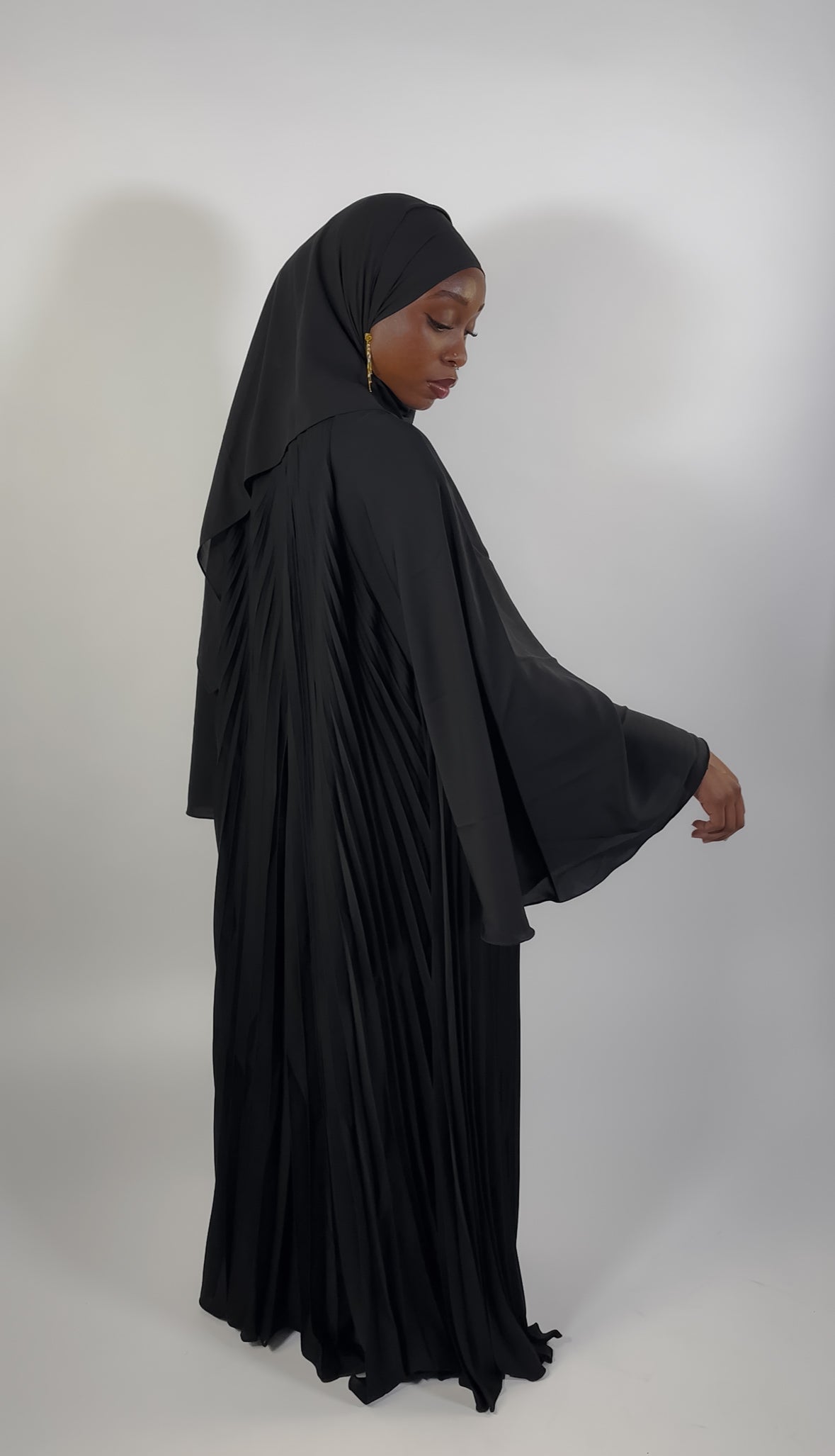 Alina Abaya Set - "Black"