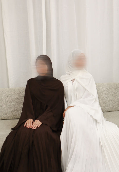 Alina Abaya Set - "White"