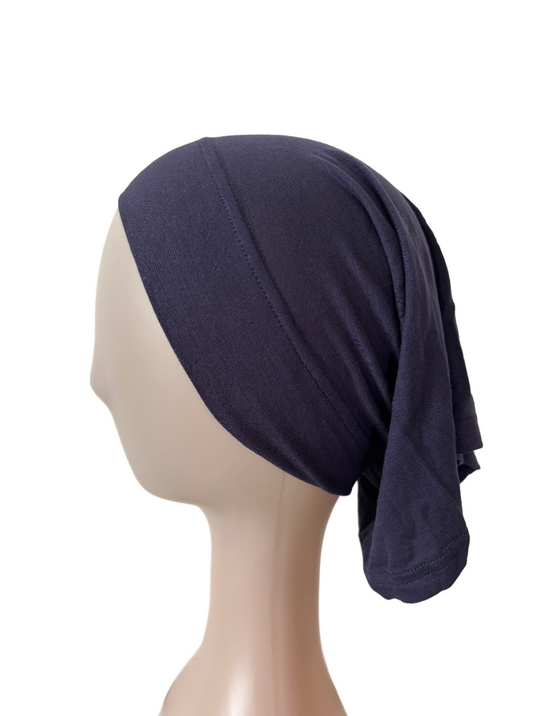 Cotton Jersey Undercap - Navy