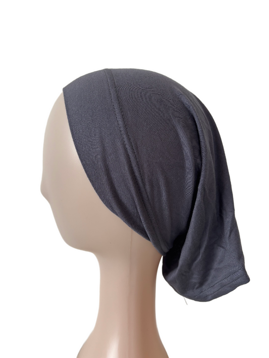 Cotton Jersey Undercap - Charcoal