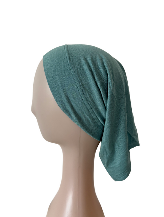 Cotton Jersey Undercap - Turquoise
