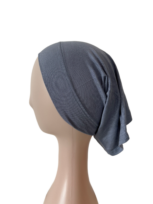 Cotton Jersey Undercap - Blue