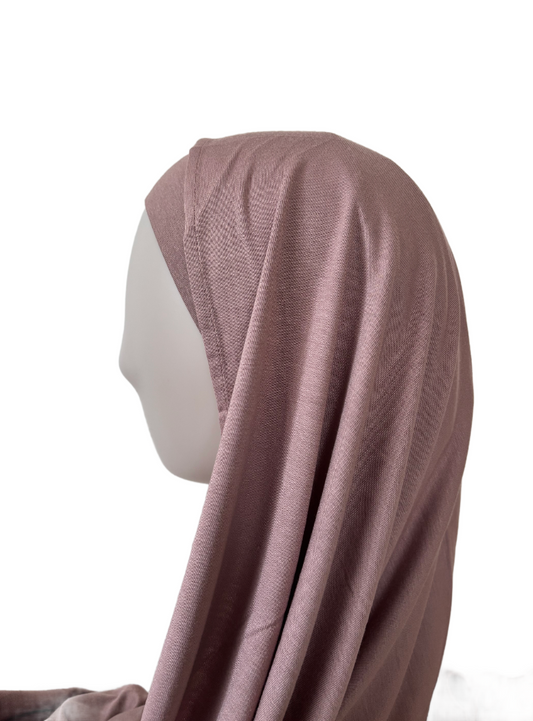 Jersey Hijab Set - Rosewood