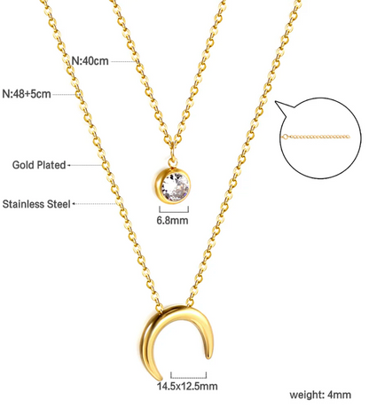Swa - Moon Necklace