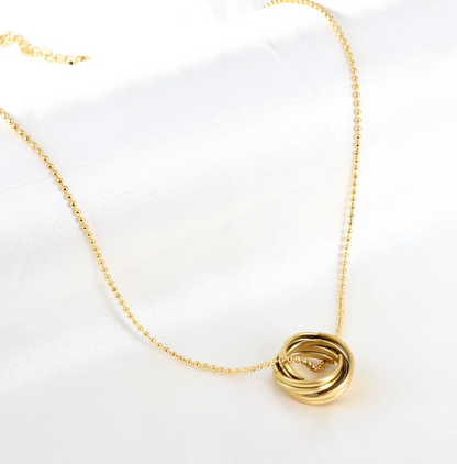 Amani - Gold Ring Necklace