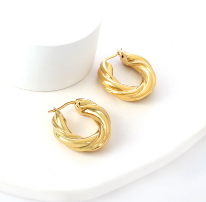 Zara - Twist Hoops