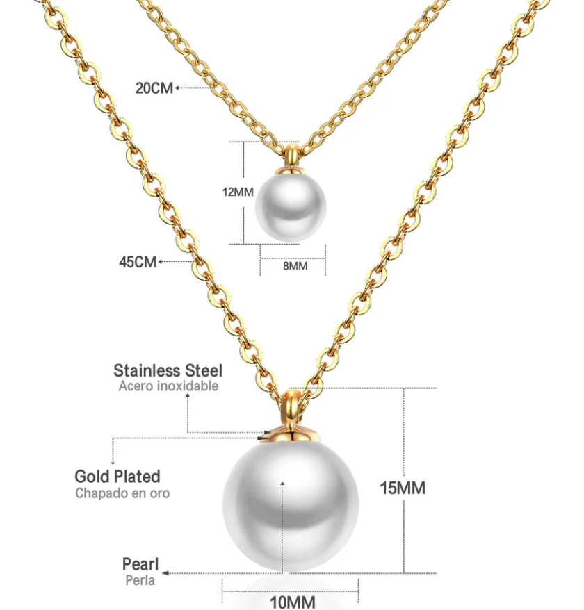 Sufiyah - Pearl Necklace
